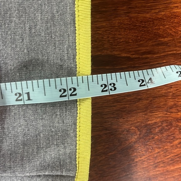 Gap The Academy Blazer 6 Gray/Yellow Double Knit Ponte Ribbon Contrast Stylish - Picture 12 of 12